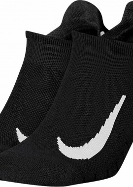 Nike - Nike Multiplier No Show Socks Running Κάλτσες Πολύχρωμες SX7554-010 Μαύρο