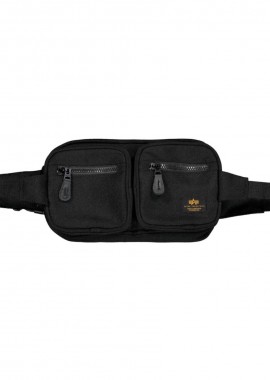 Alpha Industries - Alpha Industries Ανδρικo Label Waist Bag 156943 Μαύρο