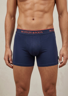 Scotch & Soda Men - Scotch & Soda Active Stretch Boxer Brief 3-Pack – Quick-Dry Performance Underwear SSSP25M158807-416 Μαύρο