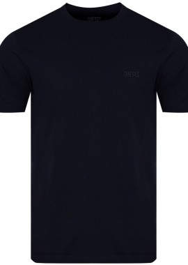 Diesel - Diesel Ανδρικό Slim Fit Κοντομάνικο T-Shirt A18997-RPATI-81E Σκούρο Μπλέ