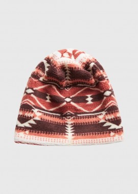 Funky Buddha - Funky Buddha Ανδρικός σκούφος με vintage σχέδιο FBM012-019-10 Κόκκινο