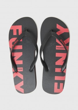 Funky Buddha - Funky Buddha Ανδρικές Σαγιονάρες FBM013-009-08 Μαύρο