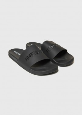 Funky Buddha - Funky Buddha Ανδρικές Pool Slide Σαγιονάρες FBM013-022-08 Μαύρο