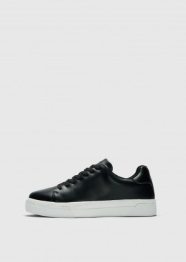 Selected - Selected David Ανδρικό Chunky Leather Sneaker 16101188 Μαύρο