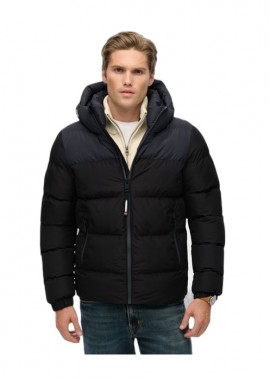 Superdry - SUPERDRY M5012281A-H1O ΜΠΟΥΦΑΝ COLOURBLOCK BLACK