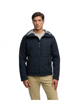 Superdry - SUPERDRY M5012327A-98T SOFTSHELL TREKKER NAVY