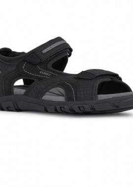 Geox - GEOX U8224D 050AU C9310 STRADA SANDAL BLACK