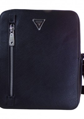 GUESS - GUESS Τσάντες TORINO XBODY ΑΝΔΡΙΚΕΣ Ώμου-Χιαστί HMTOSAP4218-BLK Μαύρο