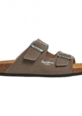 Pepe jeans - Pepe Jeans BIO M DOUBLE ΣΑΝΔΑΛΙ ΑΝΔΡΙΚΟ PMS80003-836 Γκρί