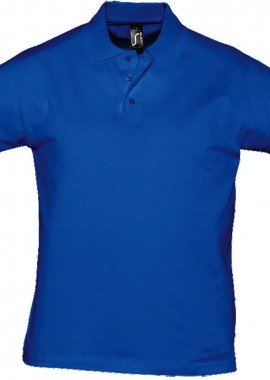 - Ανδρικό πόλο Prescott Men SOLS 11377 Royal Blue