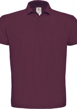 - Ανδρική μπλούζα Polo Pique B & C ID.001 Wine