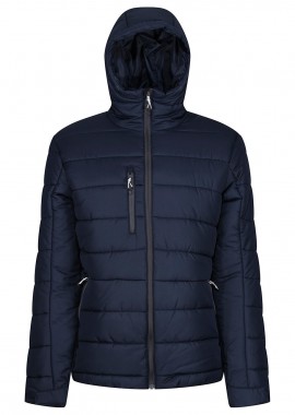 - Men’s Navigate Thermal Hooded Jacket Regatta Professional TRA241 Navy/Seal Grey