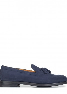 Berwick - Μοκασίνια ανδρικά Berwick Μπλε HO437 Superbuck Baltic 4949 Suede 100