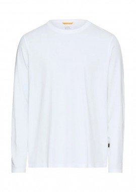 CAMEL ACTIVE - ΑΝΔΡΙΚΗ ΜΠΛΟΥΖΑ CAMEL ACTIVE T-SHIRT M.M. ΚΑΝΟΝΙΚΗ ΓΡΑΜΜΗ ΛΕΥΚΟ