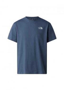 NORTH FACE - ΑΝΔΡΙΚΟ T-SHIRT THE NORTH FACE RETRO EARTH ΚΟΝΤΟΜΑΝΙΚΟ ΓΚΡΙ/ΜΠΛΕ