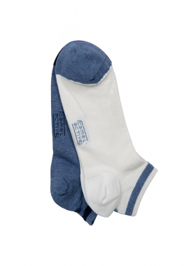 CAMEL ACTIVE - ΑΝΔΡΙΚΕΣ ΚΑΛΤΣΕΣ CAMEL ACTIVE 2-PACK SNEAKER MOULINE ΜΠΛΕ