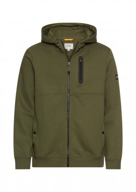 CAMEL ACTIVE - ΑΝΔΡΙΚΟ ΦΟΥΤΕΡ ΖΑΚΕΤΑ CAMEL ACTIVE FULL ZIP HOODIE ΚΑΝΟΝΙΚΗ ΓΡΑΜΜΗ ΠΡΑΣΙΝΟ