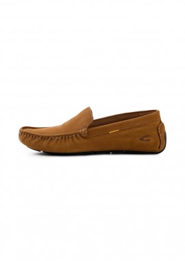 CAMEL ACTIVE - ΑΝΔΡΙΚΑ ΠΑΠΟΥΤΣΙΑ CAMEL ACTIVE ΔΕΡΜΑΤΙΝΑ PILOT SLIPPER ΜΟΚΑΣΙΝΙΑ ΚΑΦΕ/ΚΟΝΙΑΚ