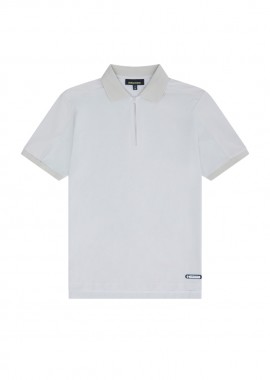 NAUTICA - ΑΝΔΡΙΚΗ POLO ΜΠΛΟΥΖΑ NAUTICA ΚΟΝΤΟΜΑΝΙΚΗ ΑΝΟΙΧΤΟ ΜΠΕΖ