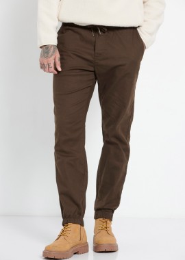 FUNKY BUDDHA - Relaxed fit chino παντελόνι σε micro ζακάρ ύφανση (dobby)