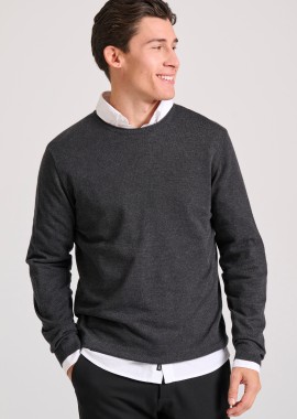 FUNKY BUDDHA - Casual πλεκτή μπλούζα με μίξη από μαλλί και κασμίρ