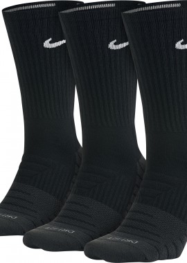 NIKE - U NK EVRY MAX CUSH CREW 3PR ΜΑΥΡΟ