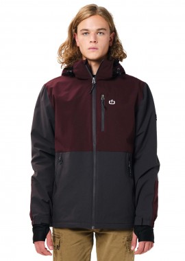 EMERSON - DETACHABLE HOOD MID LENGTH JACKET ΓΚΡΙ