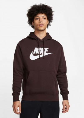 NIKE - NIKE SPORTSWEAR CLUB PULLOVER HOODIE ΚΟΚΚΙΝΟ