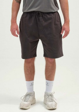EMERSON - CLASSIC ELASTIC WAIST SHORTS ΜΑΥΡΟ