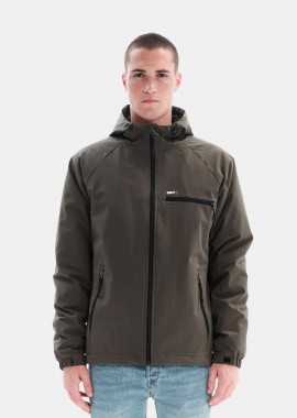 BASEHIT - BASEHIT MEN'S HOODED RAGLAN JACKET ΧΑΚΙ
