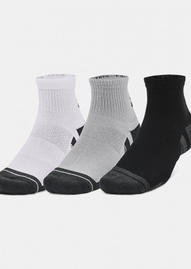 UNDER ARMOUR - UNDER ARMOUR PERFORMANCE TECH QUARTER SOCKS 3-PACK ΠΟΛΥΧΡΩΜΟ