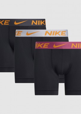 NIKE - NIKE MICROFIBRE BRIEF LONG BOXER 3 PACK ΠΟΛΥΧΡΩΜΟ