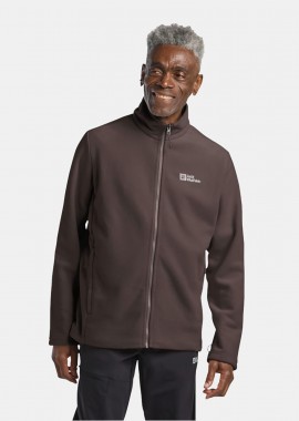 JACK WOLFSKIN - JACK WOLFSKIN WINTERSTEIN FULL-ZIP FLEECE JACKET ΓΚΡΙ
