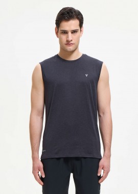 MAGNETIC NORTH - MAGNETIC NORTH MEN'S ULTRA BOOST SLEEVELESS RUNNING TOP ΜΑΥΡΟ