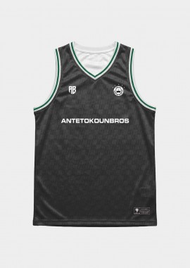 ANTETOKOUNBROS - ANTETOKOUNBROS AB BASKETBALL JERSEY TANK TOP ΜΑΥΡΟ