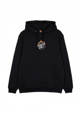 SANTA CRUZ - SANTA CRUZ Φούτερ με Κουκούλα Burnt Opus Front Hood - ΜΑΥΡΟ-SCA-HDY-10081-BLACK