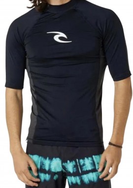RIP CURL - RIP CURL Ανδρικό T-Shirt Θαλάσσης Waves UPF Perf S/S - Μαύρο-16MMRV-BLACK