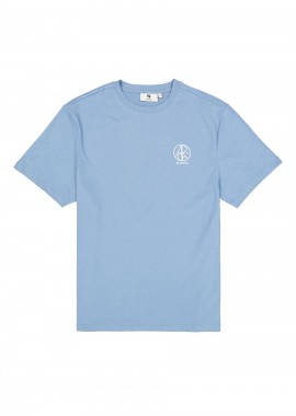 GARCIA - GARCIA Ανδρικό T-Shirt R261200 Γαλάζιο με Minimal Logo-R261200-LIGHT BLUE