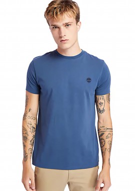 TIMBERLAND - Timberland ανδρικό T-Shirt με κεντημένο λογότυπο ''Dunstan River'' - TB0A2BPR2881 Μπλε