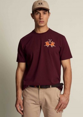 LA MARTINA - La Martina ανδρικό T-shirt με λογότυπο Boxy Fit