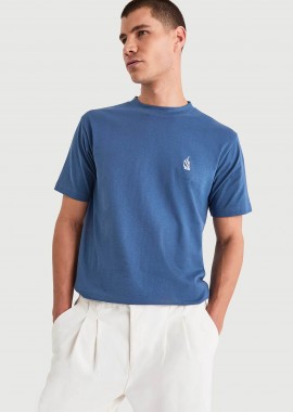 NAUTICA - Nautica ανδρικό T-shirt με κεντημένο λογότυπο