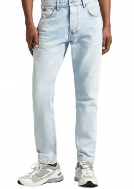 PEPE JEANS - Pepe Jeans ανδρικό τζιν παντελόνι πεντάτσεπο Tappered Fit - PM207392UM60 Denim Blue