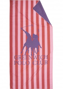 GREENWICH POLO CLUB - Greenwich Polo Club unisex πετσέτα θαλάσσης διπλής όψης 80 x 170 cm