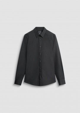 ANTONY MORATO - Antony Morato ανδρικό πουκάμισο μονόχρωμο Slim Fit