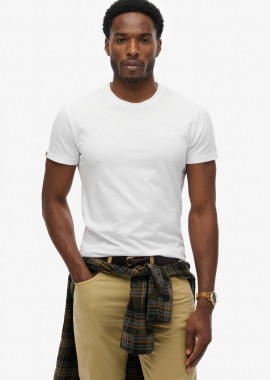 SUPERDRY & CO - Superdry ανδρικό T-shirt με κεντημένο λογότυπο Slim Fit