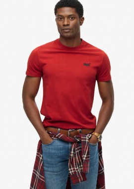 SUPERDRY & CO - Superdry ανδρικό T-shirt με κεντημένο λογότυπο Slim Fit