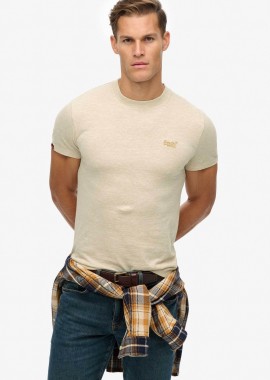 SUPERDRY & CO - Superdry ανδρικό T-shirt με κεντημένο λογότυπο Slim Fit
