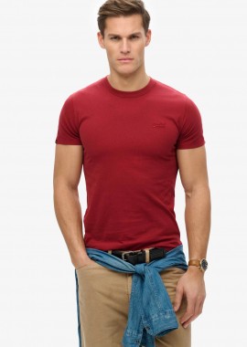 SUPERDRY & CO - Superdry ανδρικό T-shirt με κεντημένο λογότυπο Slim Fit