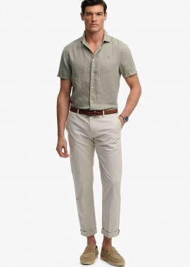 SUPERDRY & CO - Superdry ανδρικό παντελόνι chino Straight Fit
