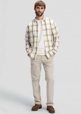 LEE - Lee® ανδρικό chino παντελόνι Regular Fit - 112376345 Εκρού